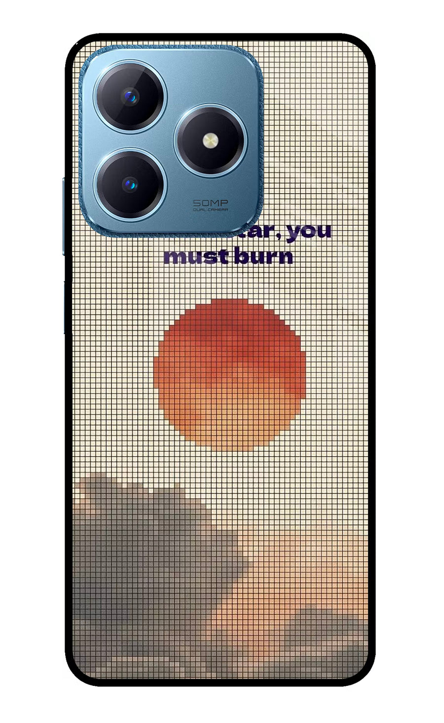 Pixel Sun Realme C63 Back Cover, Glass case