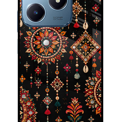 Boho Noir Realme C63 Glass Case