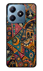 Folk Print Realme C63 Glass Case