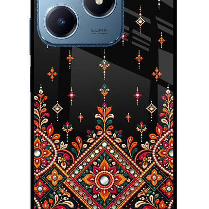 Noir Mehfil Realme C63 Glass Case