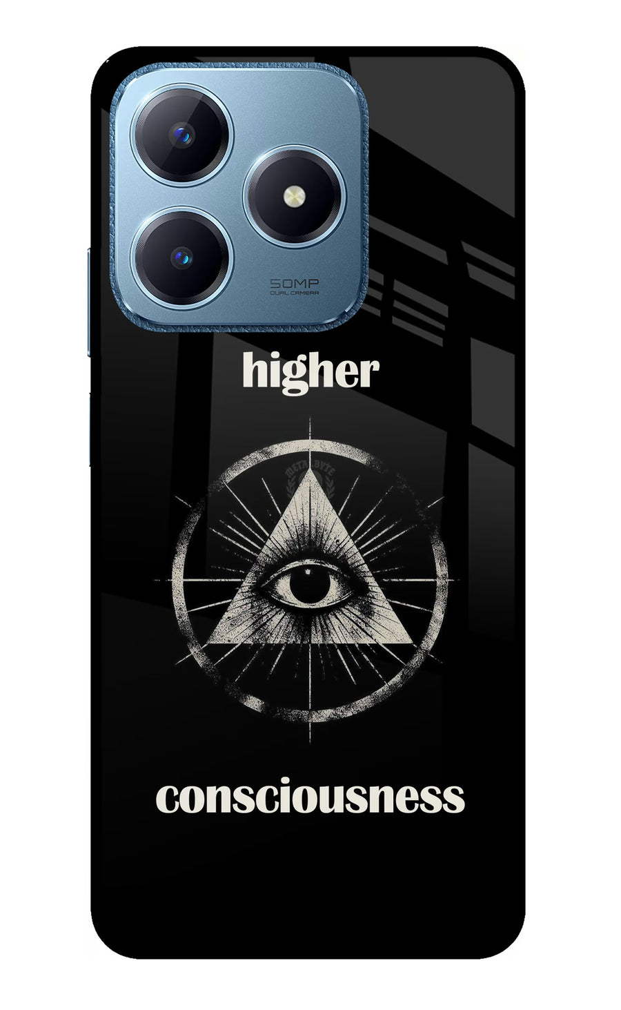 Illuminati Eye Realme C63 Back Cover, Glass case