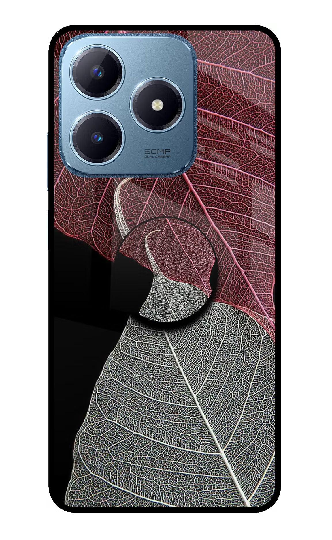 Leaf Pattern Realme C63 Pop Case by Casekaro