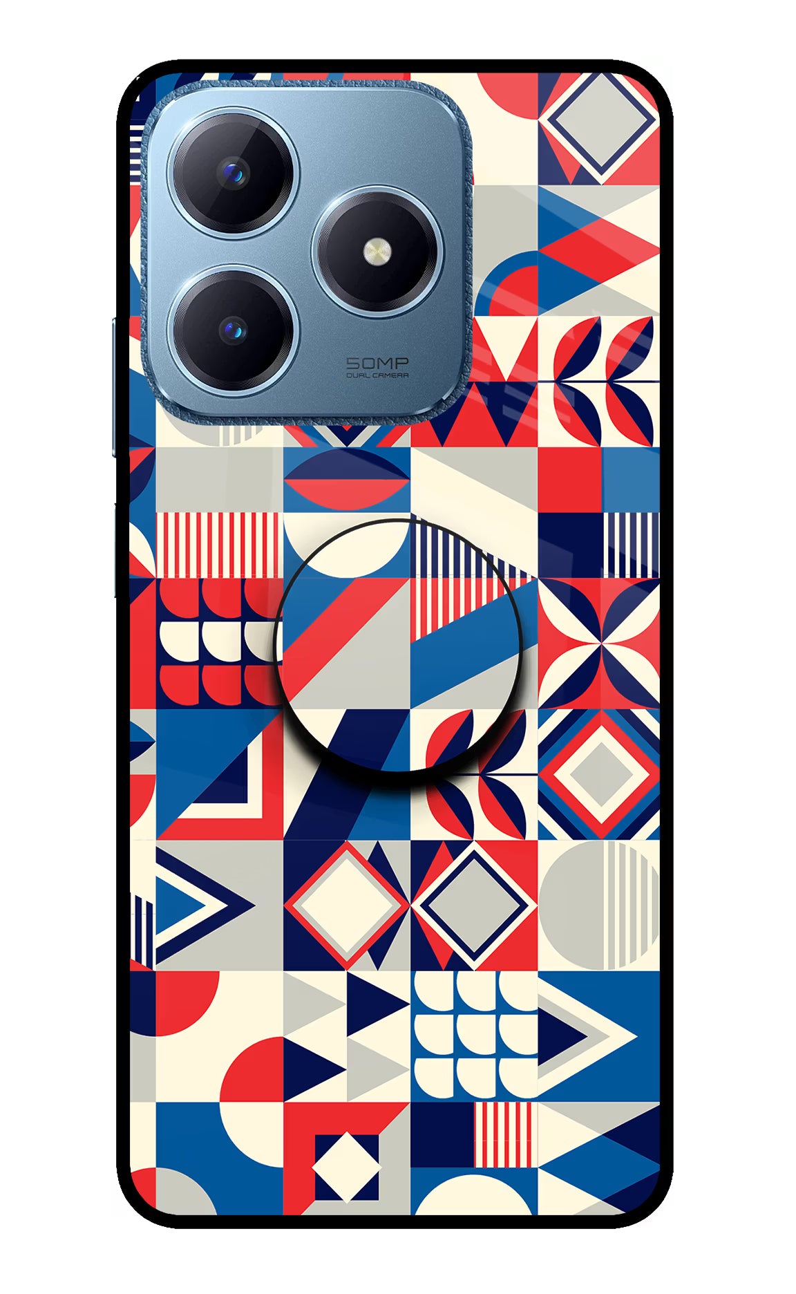 Colorful Pattern Realme C63 Pop Case by Casekaro