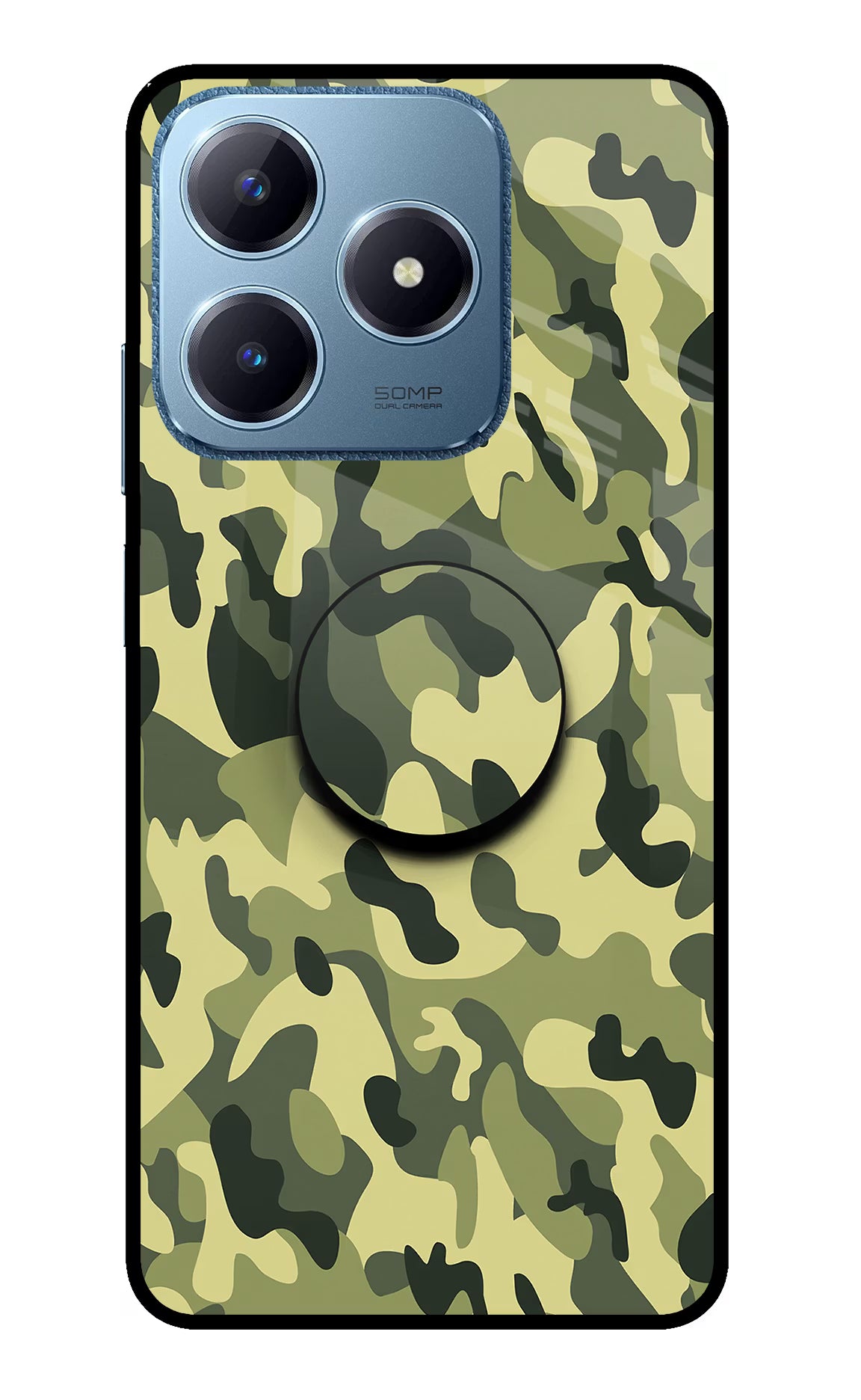 Camouflage Realme C63 Pop Case by Casekaro