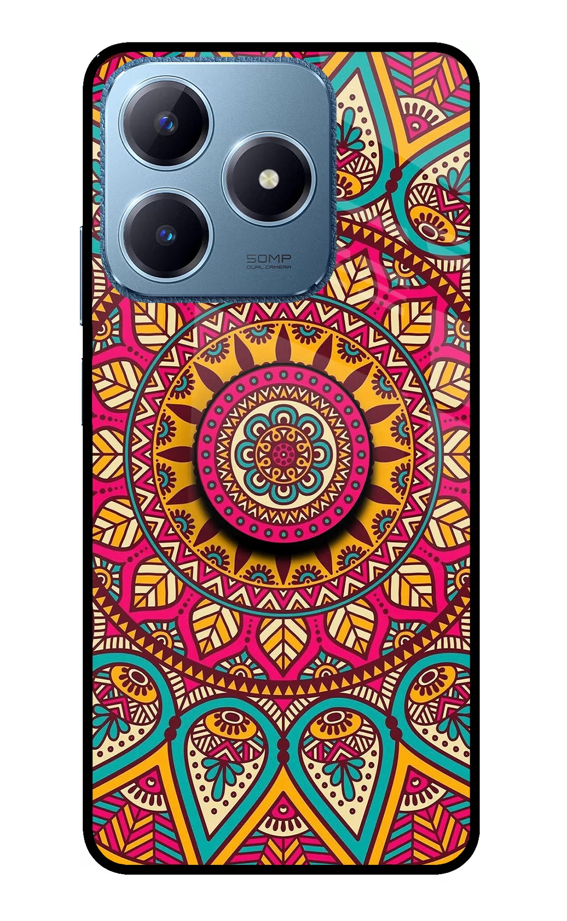 Mandala Realme C63 Pop Case by Casekaro