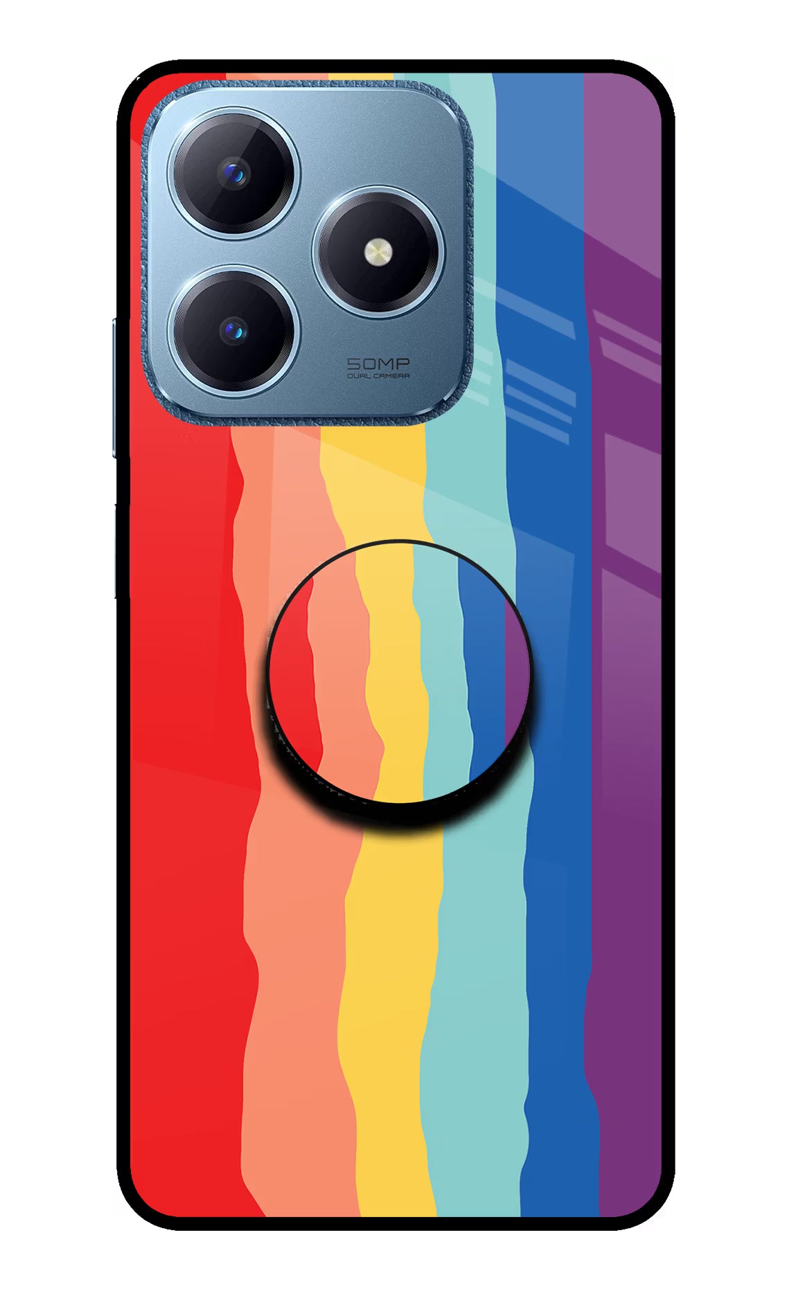 Rainbow Realme C63 Pop Case by Casekaro