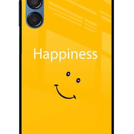 Happiness With Smiley Samsung M15 5G Glass Case