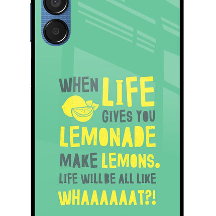 Quote Samsung M15 5G Glass Case Back Cover by Casekaro