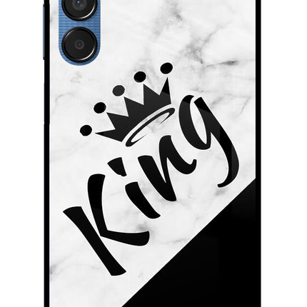 King Samsung M15 5G Glass Case Back Cover by Casekaro