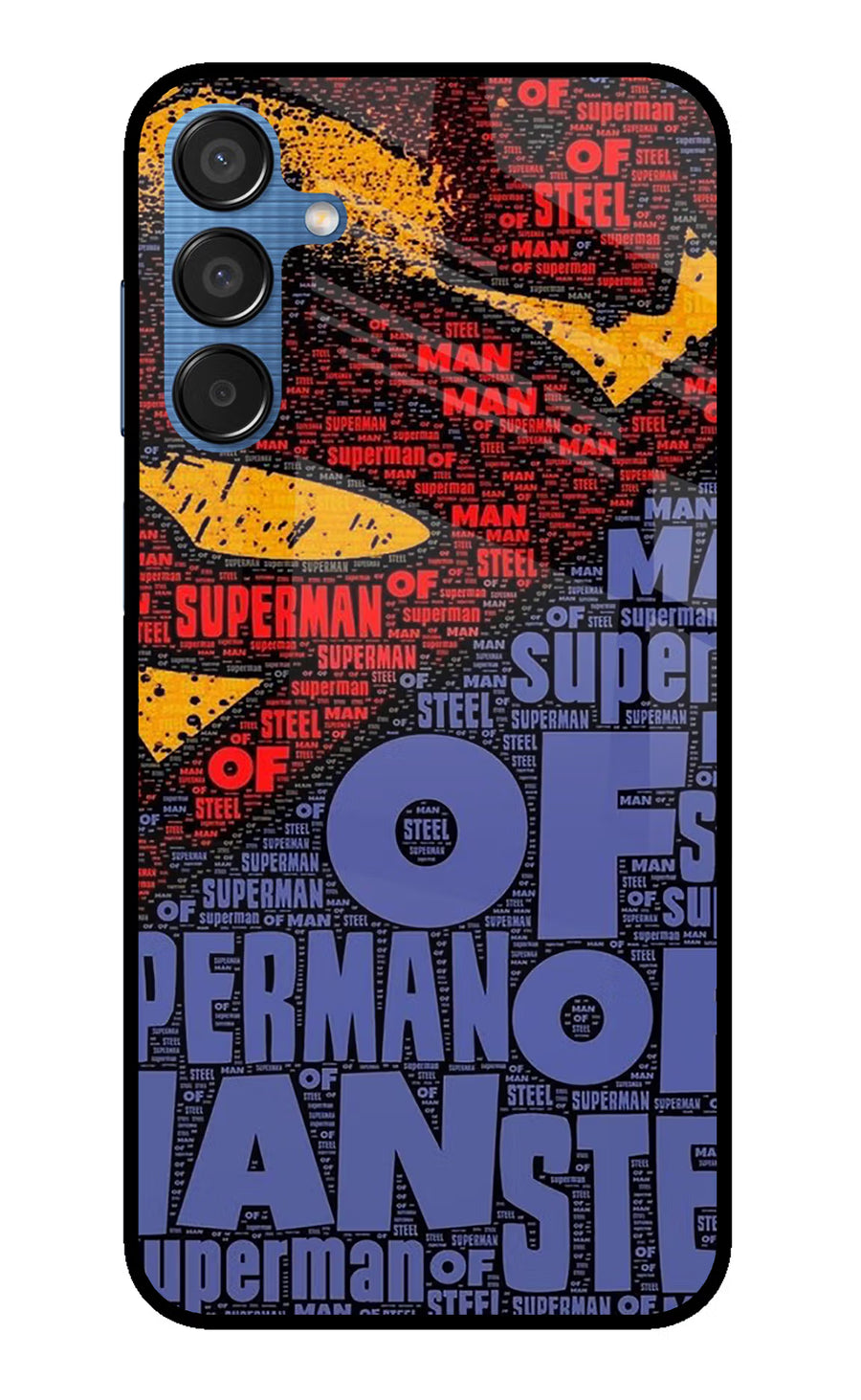 Superman Samsung M15 5G Back Cover, Glass case