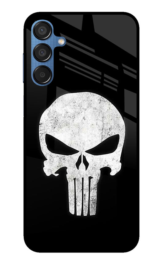 Punisher Skull Samsung M15 5G Glass Case