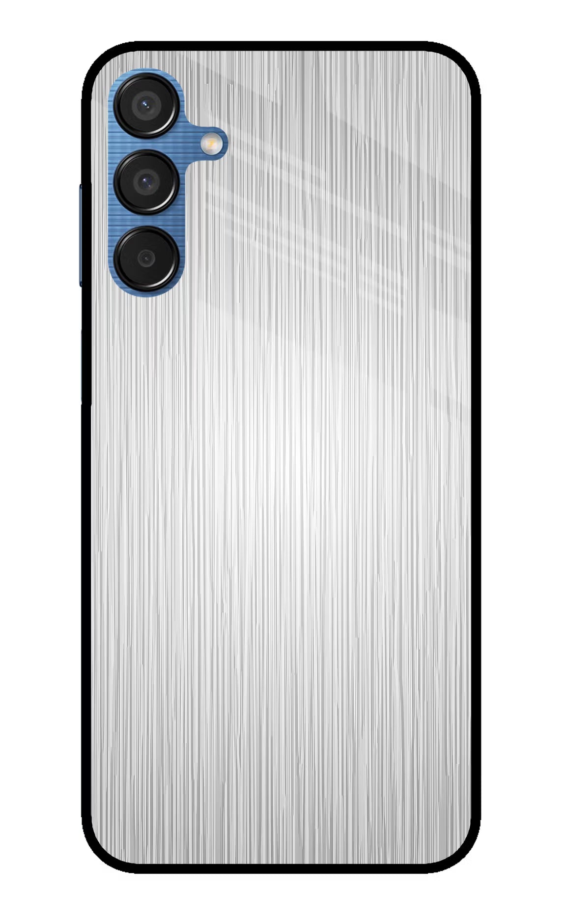 Wooden Grey Texture Samsung M15 5G Glass Case Back Cover by Casekaro