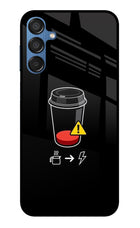 Coffee Samsung M15 5G Glass Case