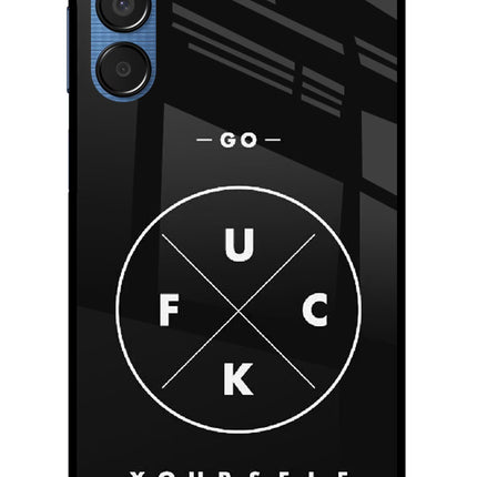Go Fuck Yourself Samsung M15 5G Glass Case