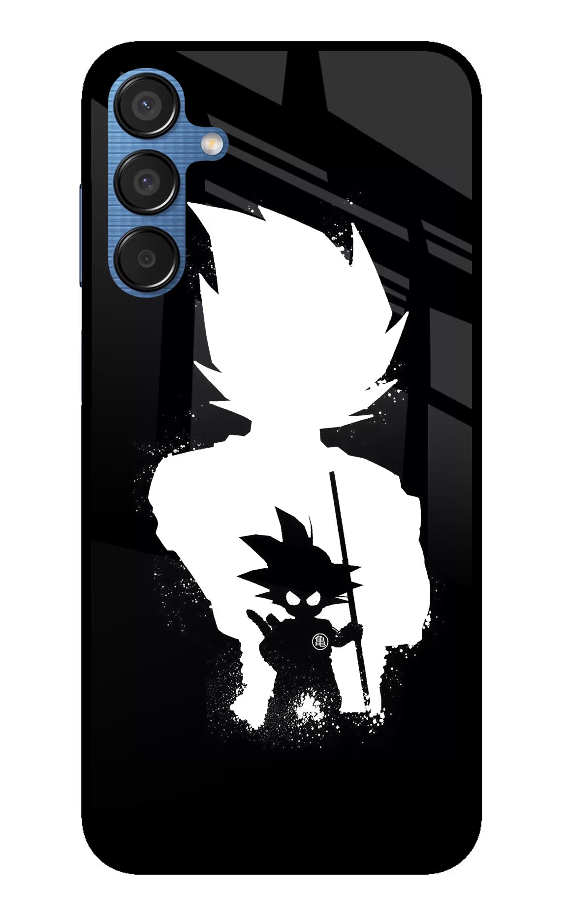 Goku Shadow Samsung M15 5G Glass Case Back Cover by Casekaro