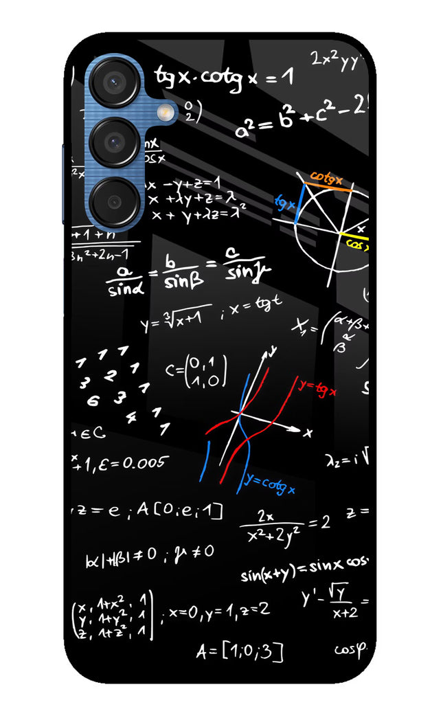 Mathematics Formula Samsung M15 5G Glass Case