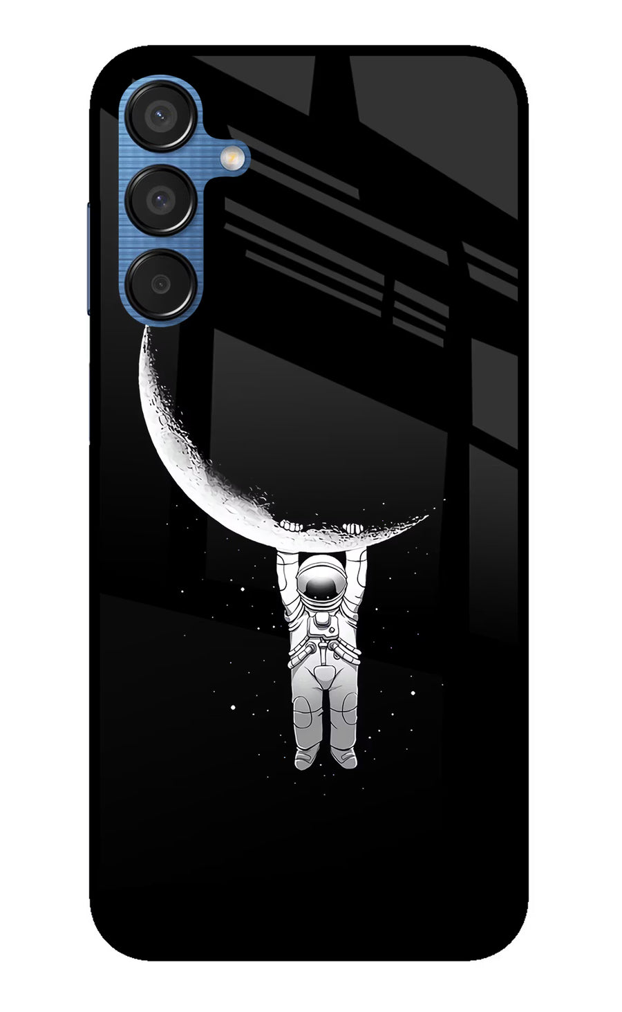 Moon Space Samsung M15 5G Back Cover, Glass case