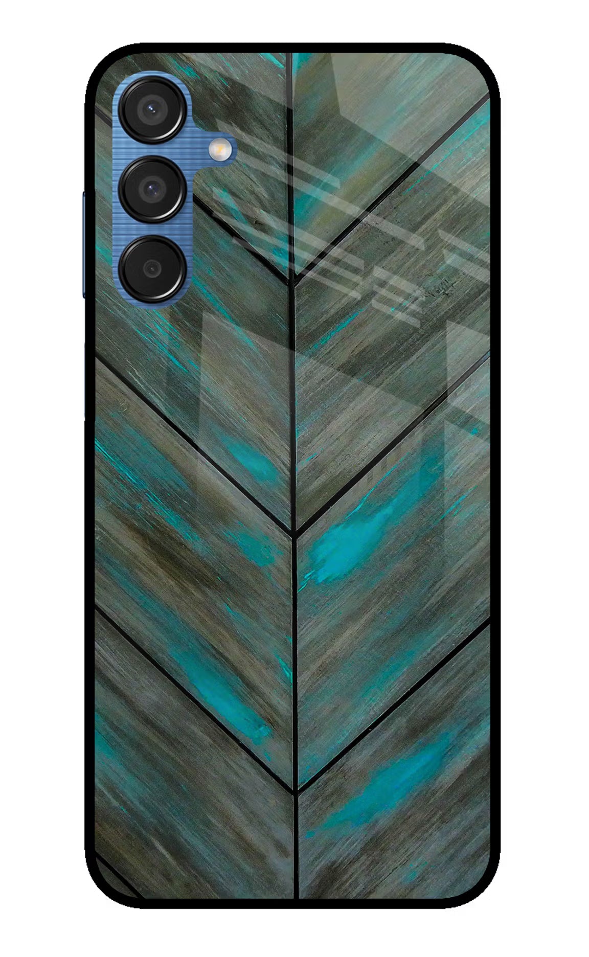 Pattern Samsung M15 5G Glass Case Back Cover by Casekaro