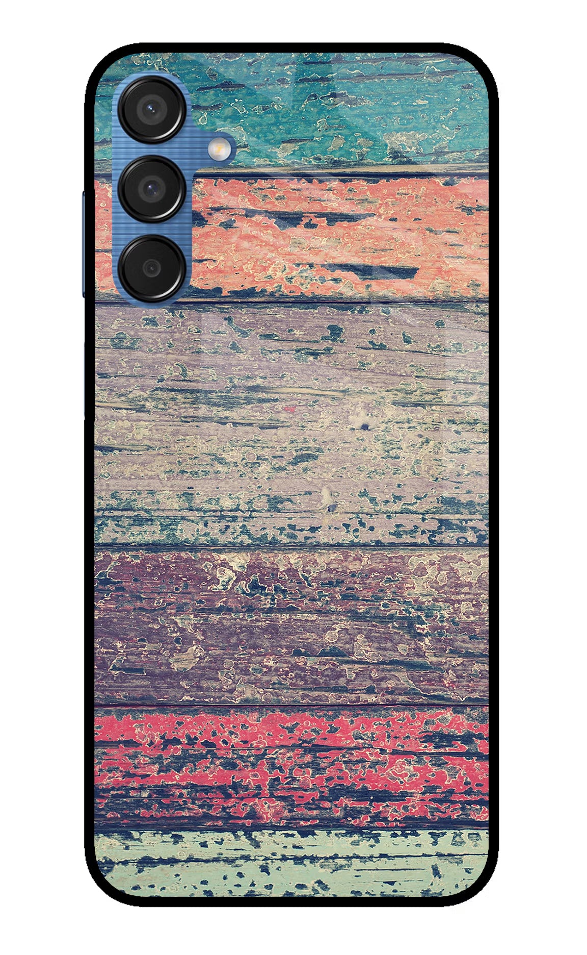 Colourful Wall Samsung M15 5G Glass Case Back Cover by Casekaro