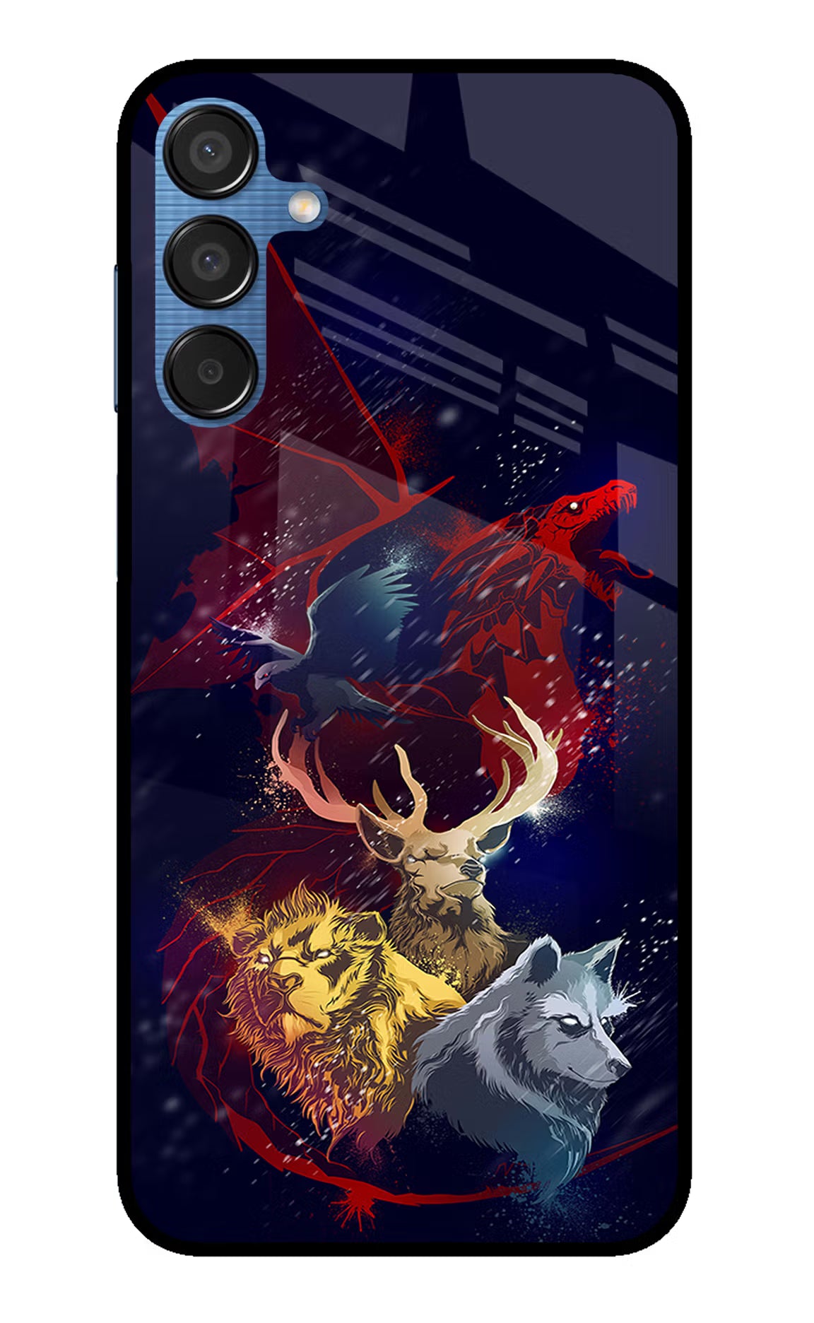 Game Of Thrones Samsung M15 5G Glass Case Back Cover by Casekaro
