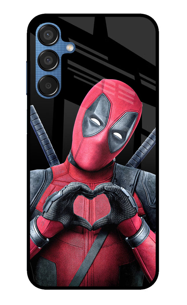 Deadpool Samsung M15 5G Glass Case