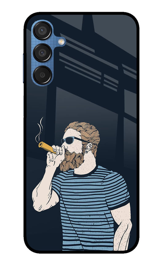 Smoking Samsung M15 5G Glass Case