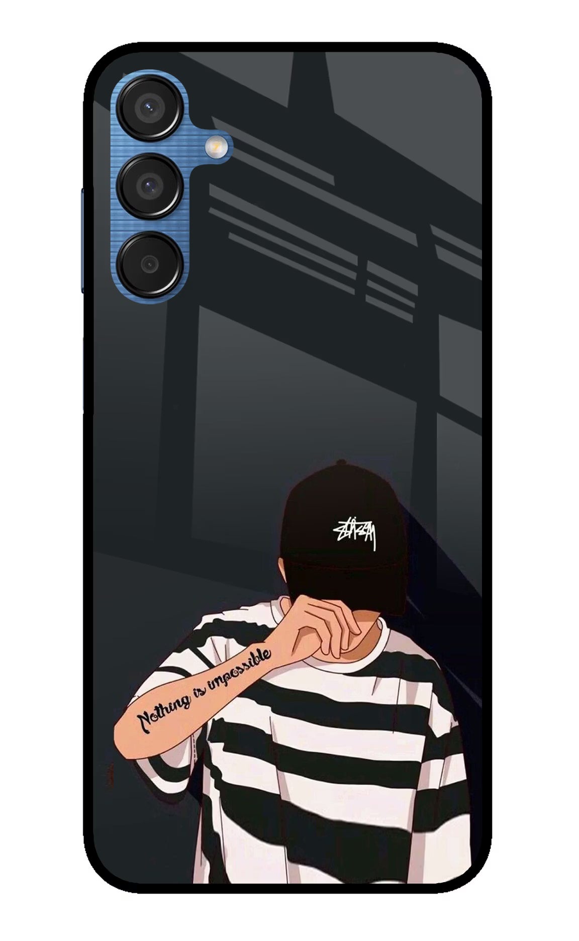 Aesthetic Boy Samsung M15 5G Glass Case