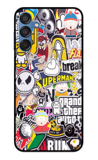 Sticker Bomb Samsung M15 5G Glass Case