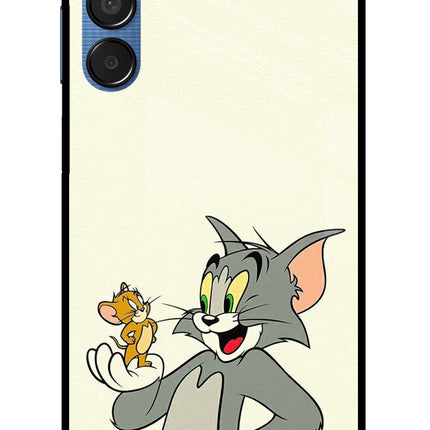 Tom & Jerry Samsung M15 5G Glass Case