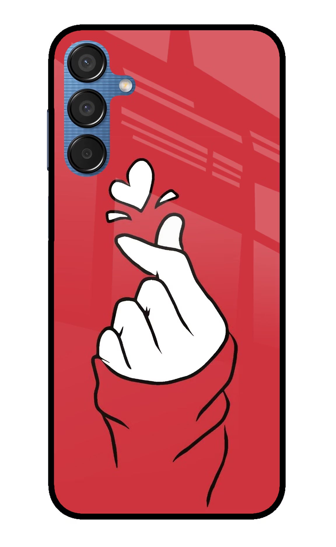 Korean Love Sign Samsung M15 5G Glass Case