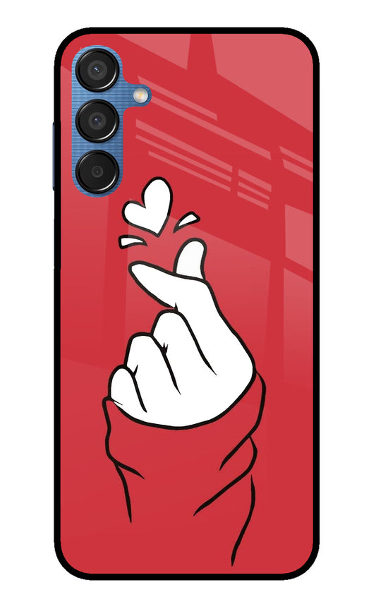 Korean Love Sign Samsung M15 5G Glass Case