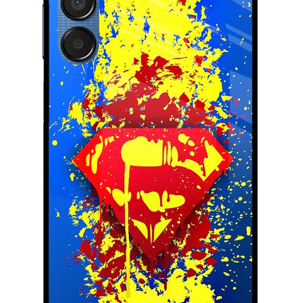 Superman logo Samsung M15 5G Glass Case