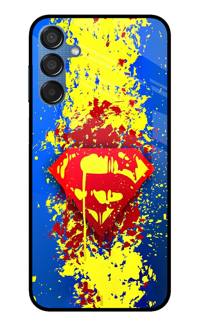 Superman logo Samsung M15 5G Glass Case