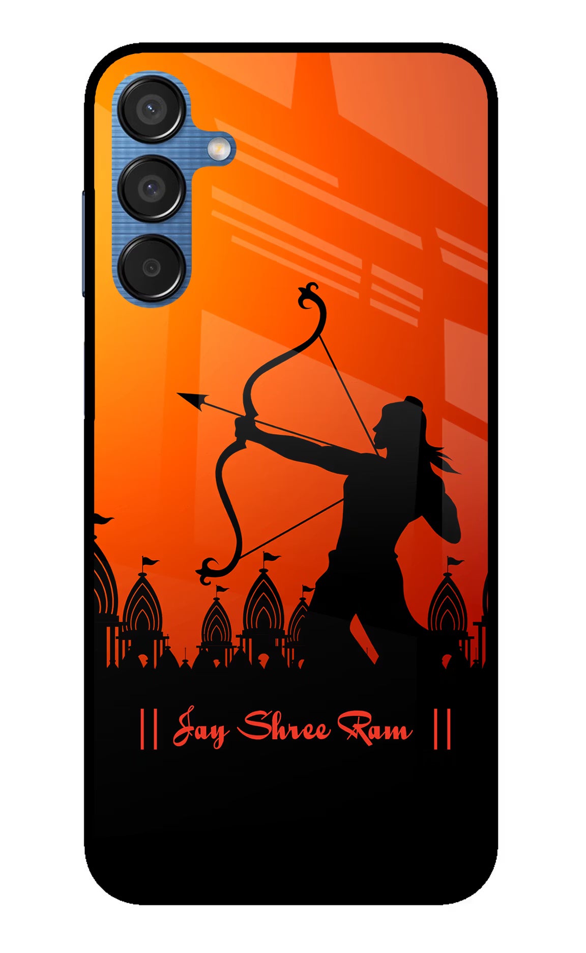 Lord Ram - 4 Samsung M15 5G Glass Case Back Cover by Casekaro