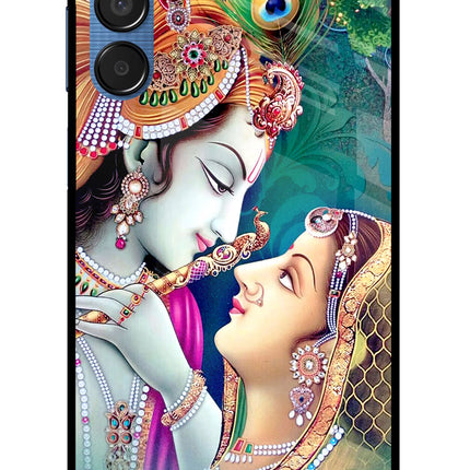 Lord Radha Krishna Samsung M15 5G Glass Case