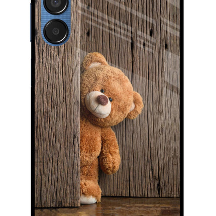 Teddy Wooden Samsung M15 5G Glass Case