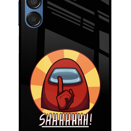 Among Us Shhh! Samsung M15 5G Glass Case
