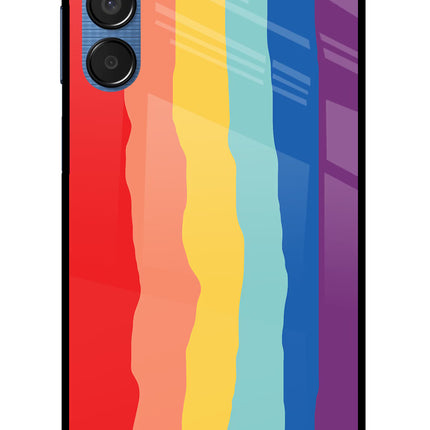 Rainbow Samsung M15 5G Glass Case