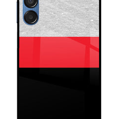 Tri Color Pattern Samsung M15 5G Glass Case
