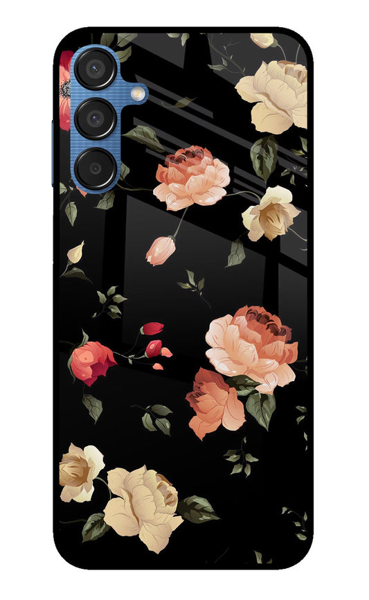 Flowers Samsung M15 5G Glass Case