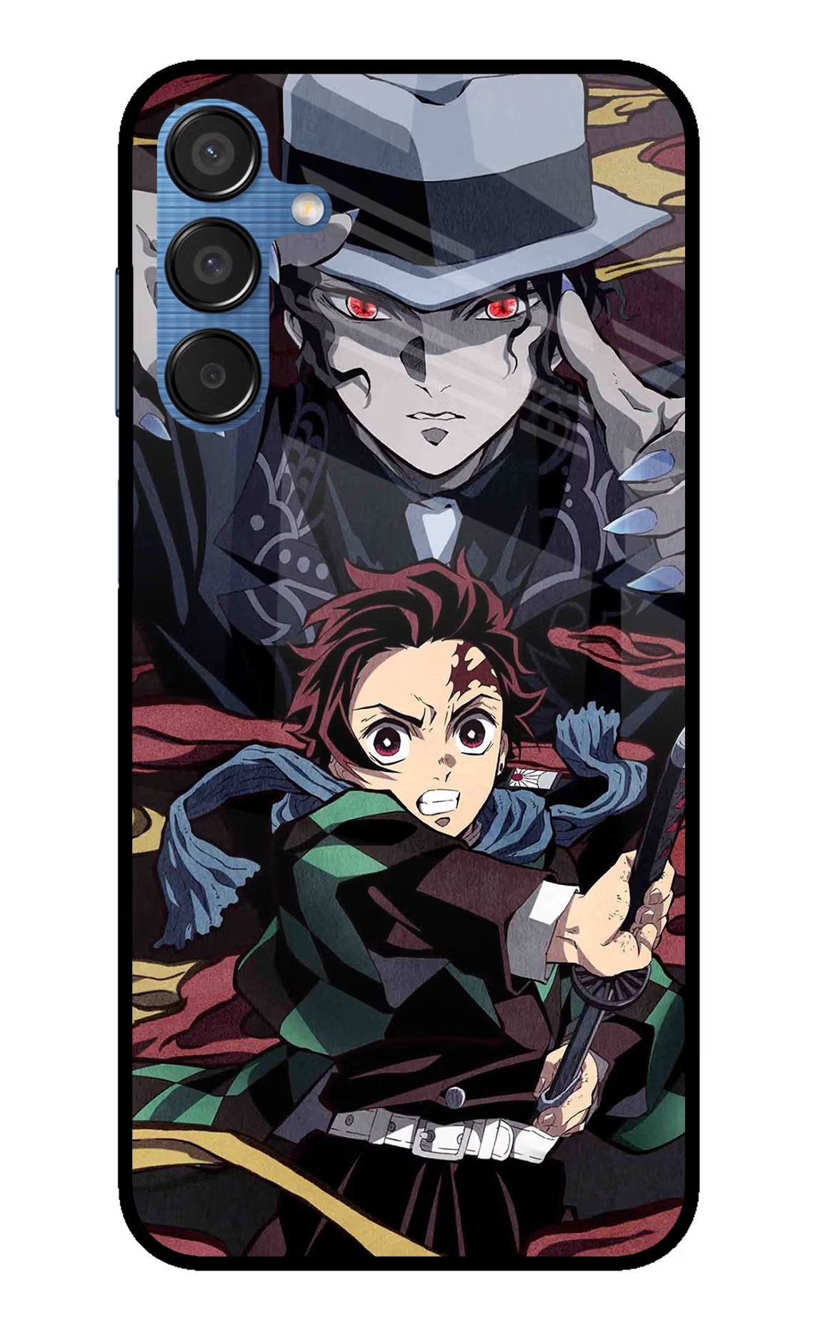 Demon Slayer Samsung M15 5G Glass Case Back Cover by Casekaro