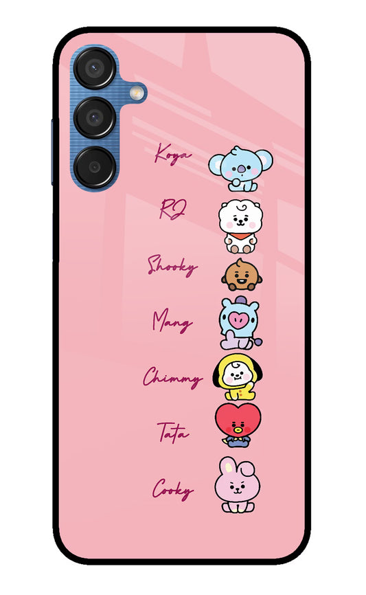 BTS names Samsung M15 5G Glass Case