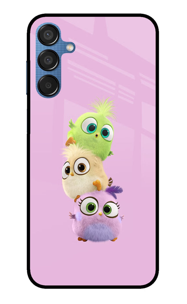 Cute Little Birds Samsung M15 5G Glass Case