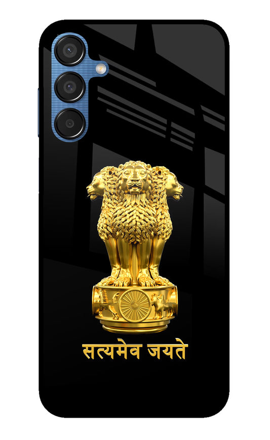 Satyamev Jayate Golden Samsung M15 5G Glass Case