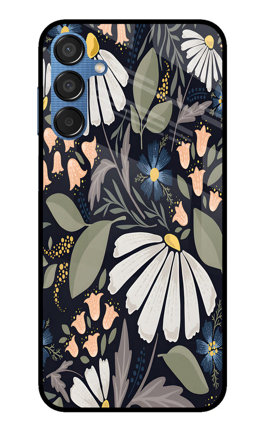 Flowers Art Samsung M15 5G Glass Case