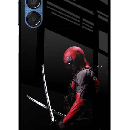 Deadpool Samsung M15 5G Glass Case