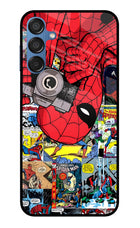 Spider Man Samsung M15 5G Glass Case Back Cover by Casekaro