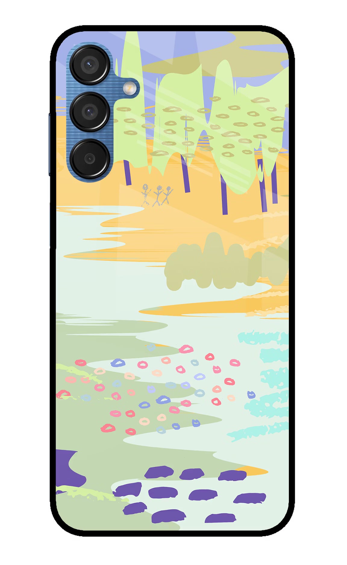 Scenery Samsung M15 5G Glass Case Back Cover by Casekaro