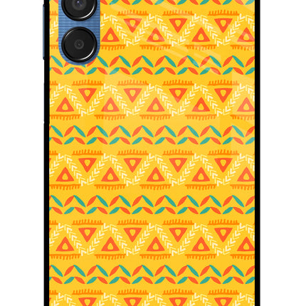 Tribal Pattern Samsung M15 5G Glass Case