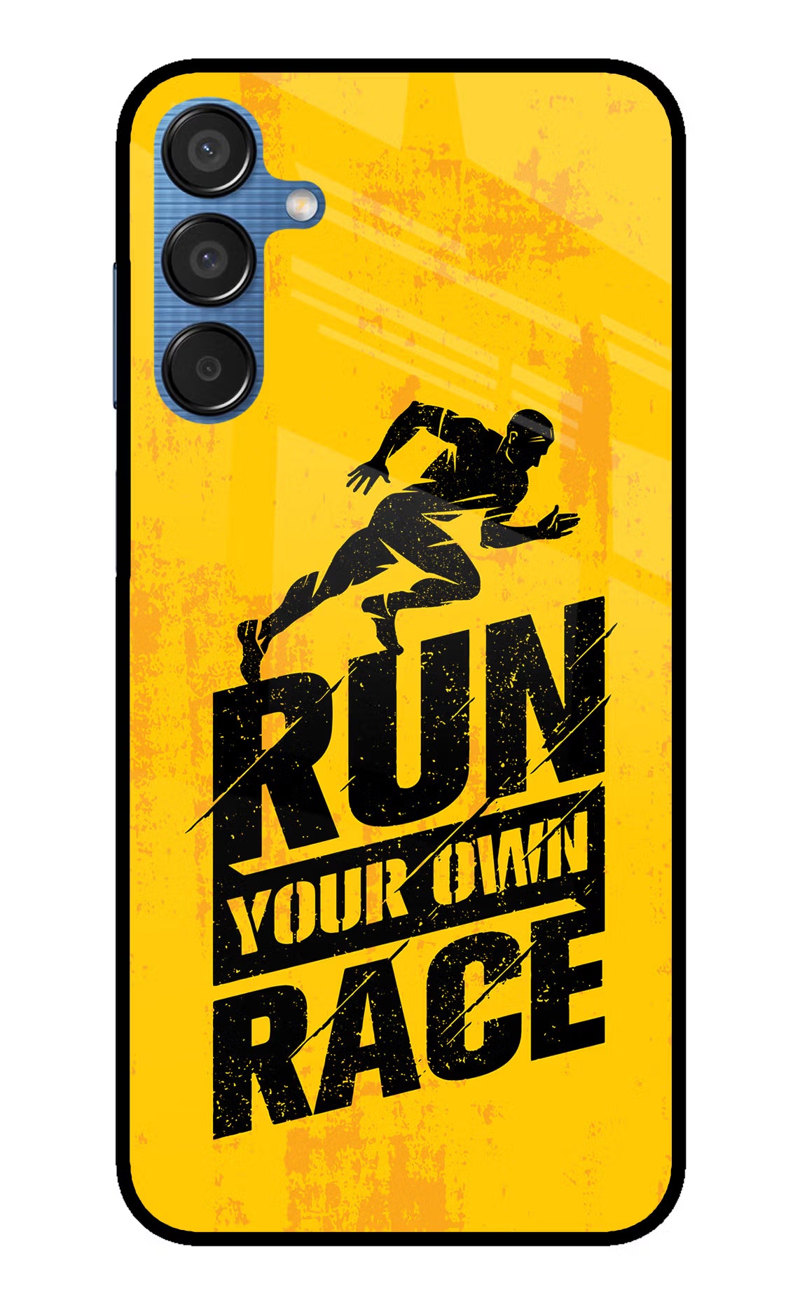 Run Your Own Race Samsung M15 5G Glass Case